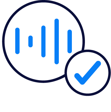 Biométrie vocale identification logo