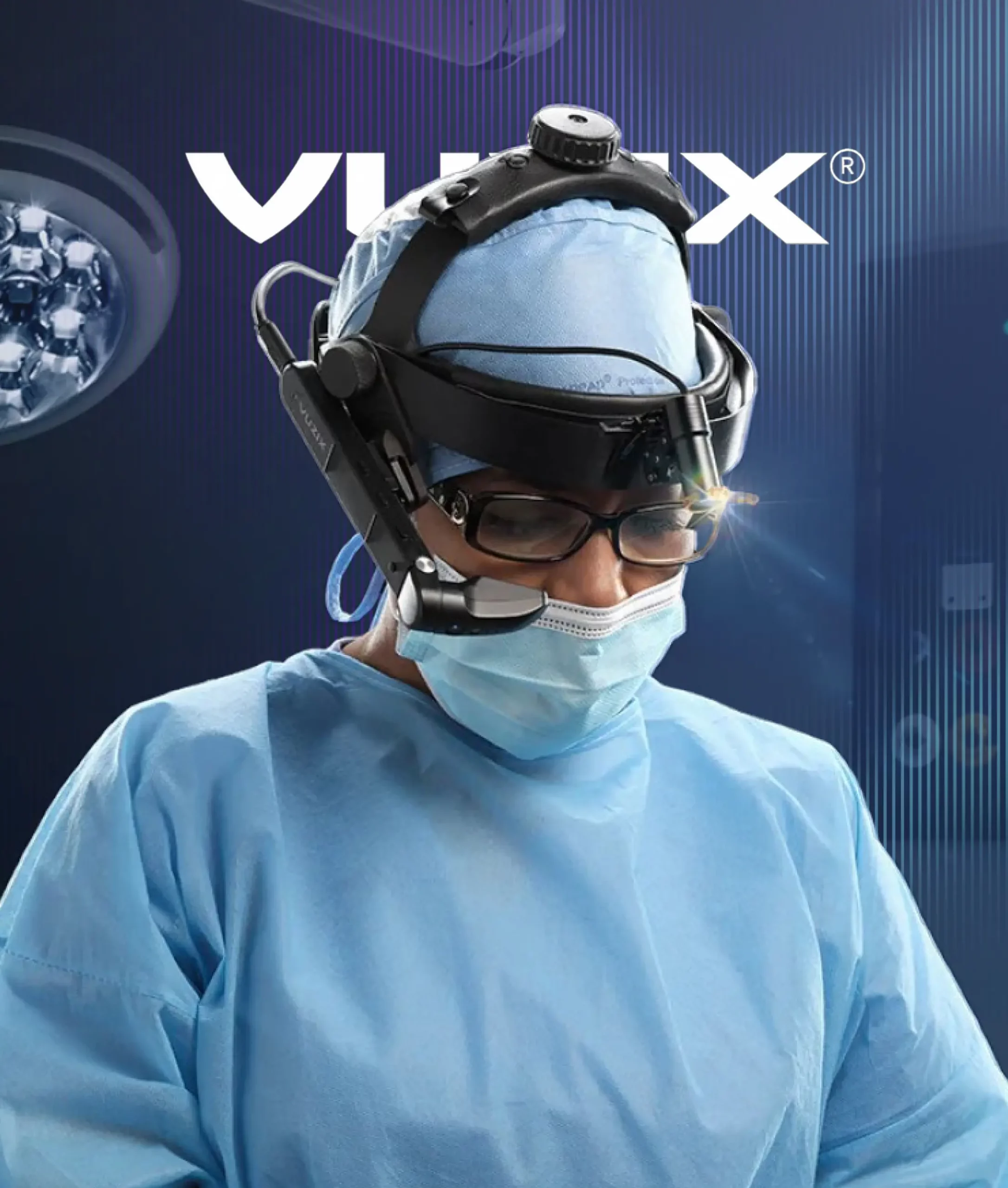 Medical professional using voice-controlled technology